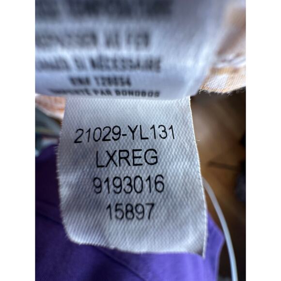 Bonobos L Standard Fit Cotton Poplin Gingham Plaid Button Up Dress Shirt Yellow - Picture 9 of 9